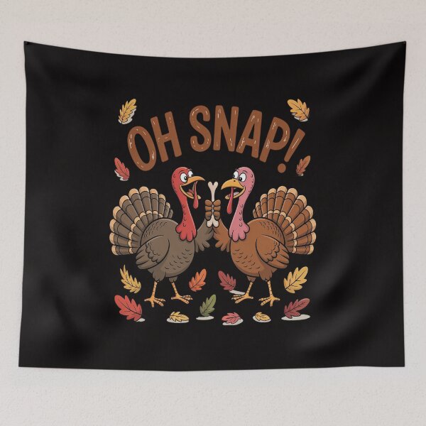 Item preview, Oh Snap Turkey Day  Funny Night Of Thanksgiving Gift designed and sold by VladoZork.