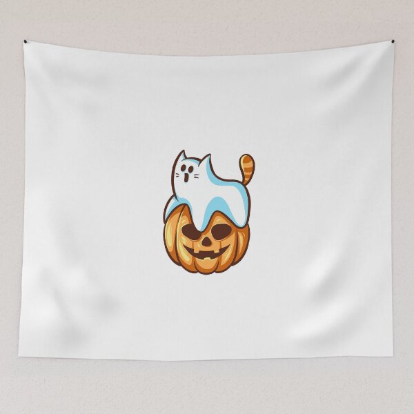 Item preview, Spooky Cat and Pumpkuni designed and sold by twelvestd.