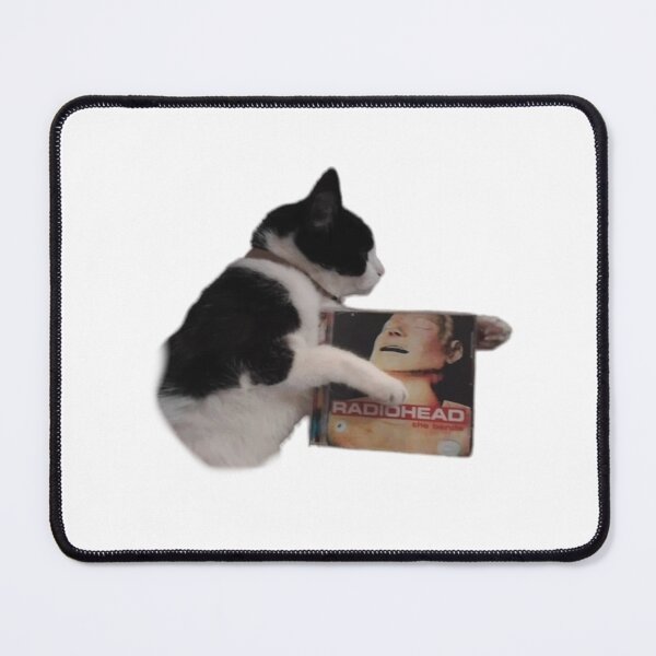 Item preview, Cat listening to RADIOHEADs, The Bends  designed and sold by Kyiomi.