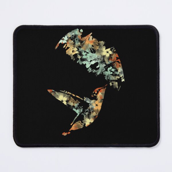 Item preview, Teal Floral Hummingbird Art Christina Rollo Transparent	 designed and sold by osfwapeqpj37.