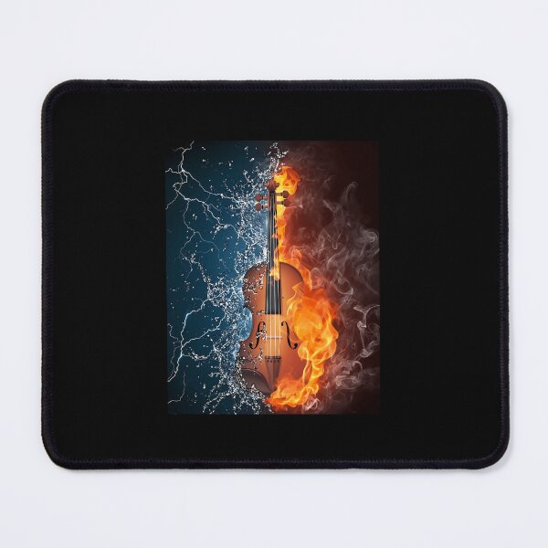 Item preview, Fire and Water Violin Graphic 	 designed and sold by aatovbdtlmj2.