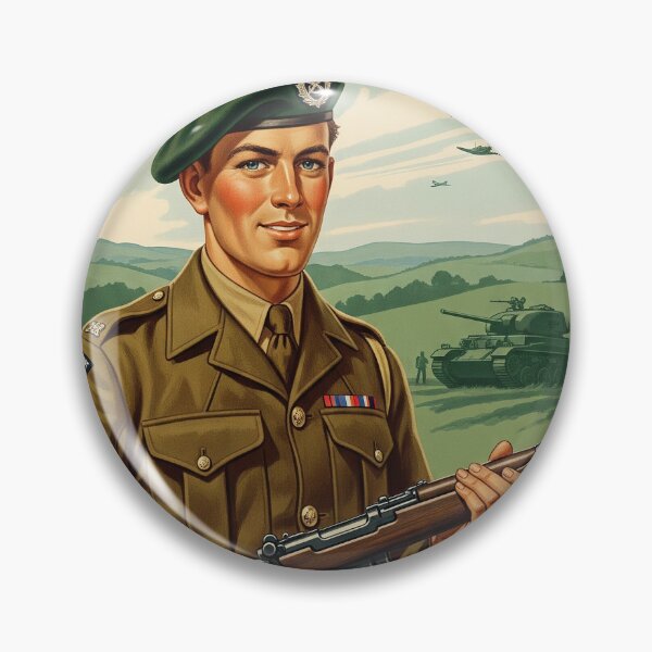 Item preview, British Army 1945 Poster designed and sold by Skyframe Aviation.