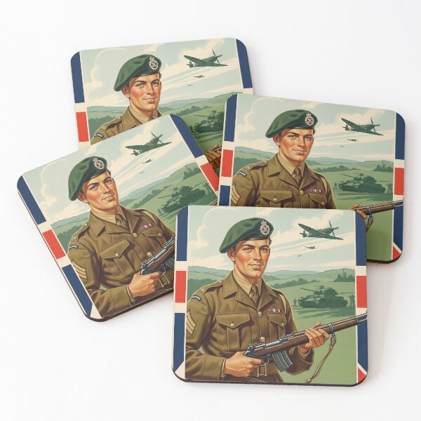 Item preview, British Army 1945 Poster designed and sold by Skyframe Aviation.