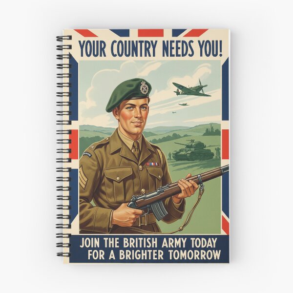Item preview, British Army 1945 Poster designed and sold by Skyframe Aviation.