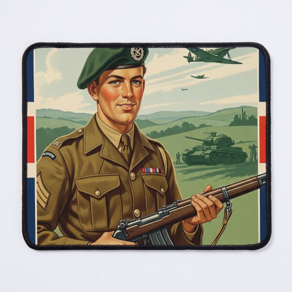 Item preview, British Army 1945 Poster designed and sold by Skyframe Aviation.