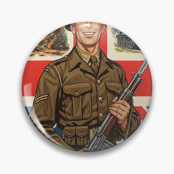 Item preview, British Army 1945 Poster designed and sold by Skyframe Aviation.