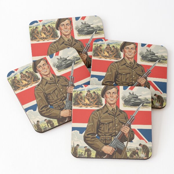 Item preview, British Army 1945 Poster designed and sold by Skyframe Aviation.