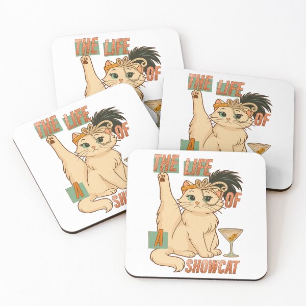 Item preview, The Life Of Showcat Cocktail Cat Showgirl designed and sold by Denisemichels.