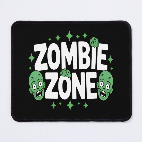 Item preview, Zombie Zone – Funny Halloween Brain Undead designed and sold by Taans-Creation.