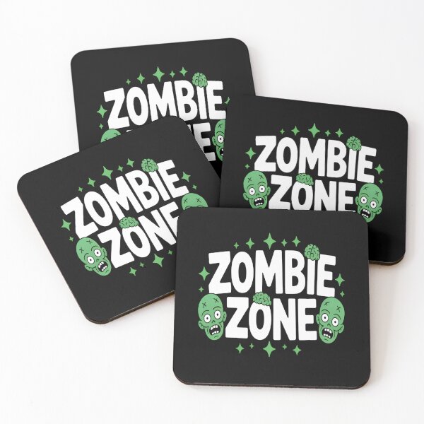 Item preview, Zombie Zone – Funny Halloween Brain Undead designed and sold by Taans-Creation.