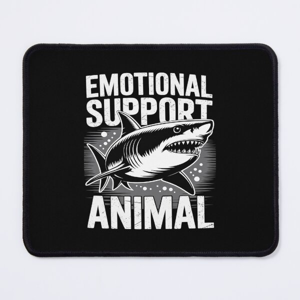 Item preview, Emotional Support Animal Funny Shark Big Ocean designed and sold by Idarmotar.