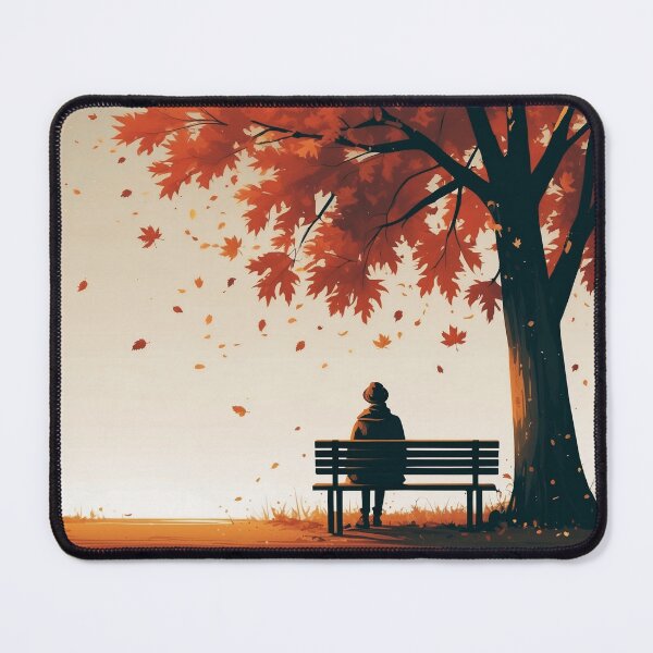 Item preview, Autumn Moonlit Bench Scene designed and sold by 0606PM.