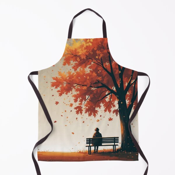 Item preview, Autumn Moonlit Bench Scene designed and sold by 0606PM.