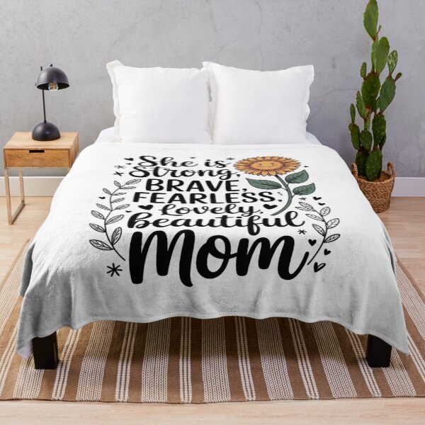 Item preview, Empowering Mom She Is Strong Brave Fearless Lovely And Beautiful designed and sold by Idarmotar.
