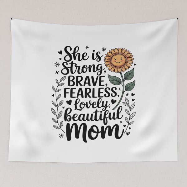 Item preview, Empowering Mom She Is Strong Brave Fearless Lovely And Beautiful designed and sold by Idarmotar.