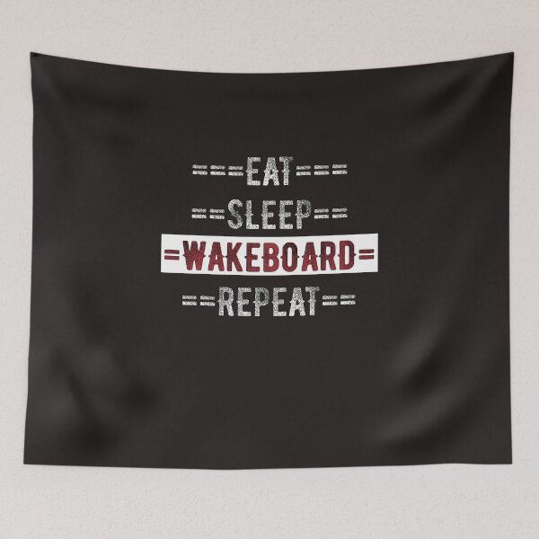 Item preview, Gift for Wakeboarders Eat Sleep Wakeboard Repeat  designed and sold by TrndSttr.