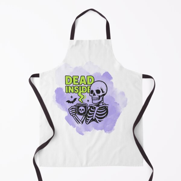 Item preview, Dead Inside Funny Skeleton Coffee Tee designed and sold by Stylecart.