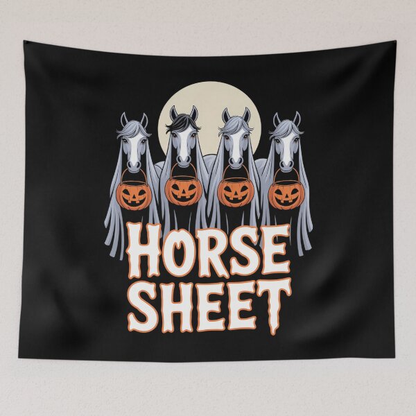Item preview, Cute Horse Lovers Ghost Halloween  designed and sold by Turbotine.