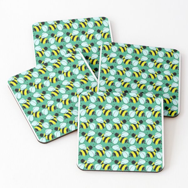 Item preview, Minimalist Bees Pattern  designed and sold by Sklines Art | Mrz Danelli.