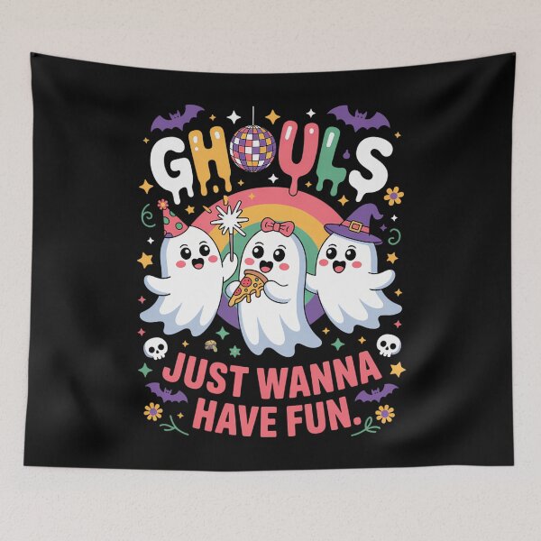 Item preview, Dancing Cute Ghost Fun Halloween designed and sold by Turbotine.