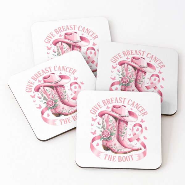 Item preview, Give Breast Cancer the Boot : Pink Ribbon Western Cowgirl designed and sold by Milanewman.