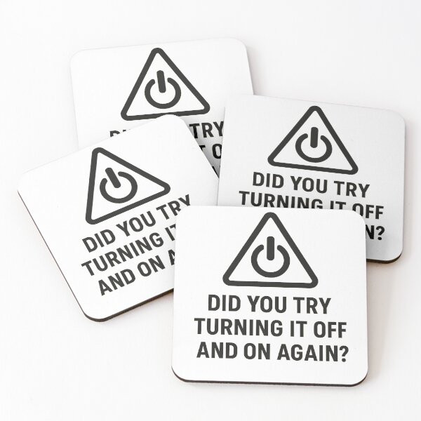 Item preview, Funny IT Support Meme – Turn It Off And On designed and sold by Root Layer.