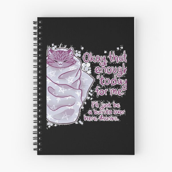 Item preview, That's Enough Today For Me Purrito Burrito Cat Zipper Pouch 	 designed and sold by wnwhjqmytre34.