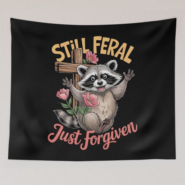 Item preview, Feral Cute Jesus Lovers Faith designed and sold by Turbotine.