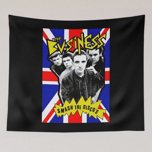 Item preview, The Business - Smash The Discos - Skinhead - Oi! - Punk - Union Jack Classic 		 designed and sold by whefgbvoxs55.
