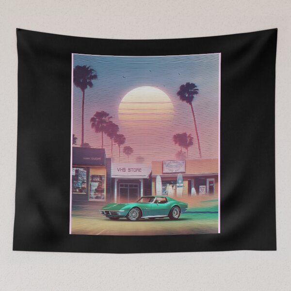 Item preview, Synthwave Sunset Drive Graphic 		 designed and sold by muajlffmish23.
