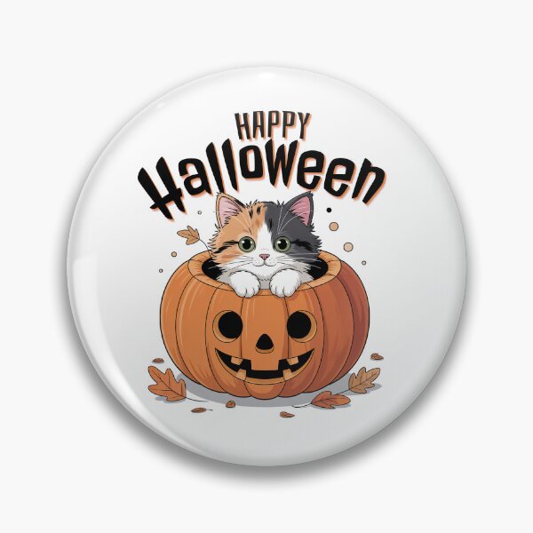 Item preview, Cute Cat in Pumpkin designed and sold by graphic-genie.