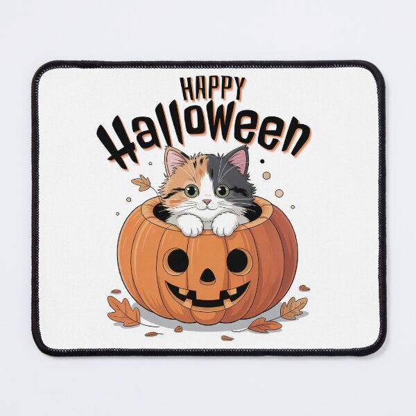 Item preview, Cute Cat in Pumpkin designed and sold by graphic-genie.