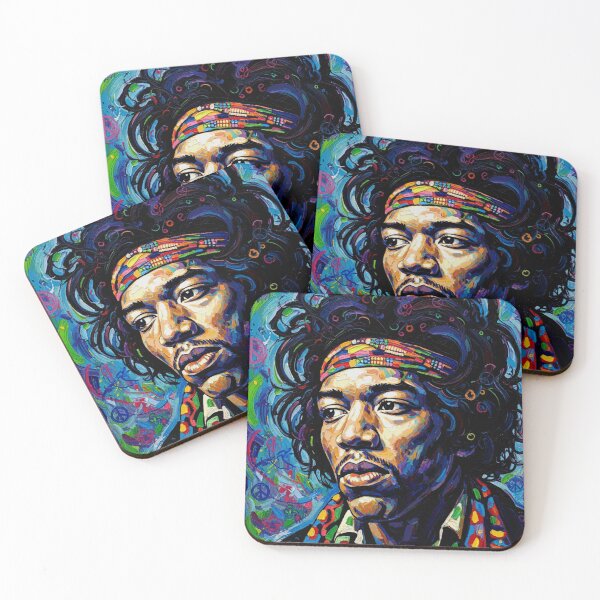 Item preview, Purple Haze – Reimagined Jimi Hendrix Portrait designed and sold by Art's Diner.