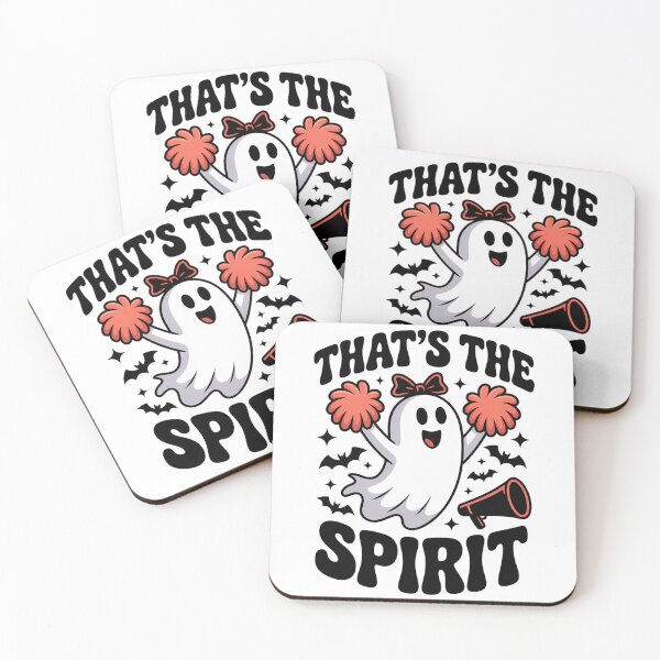 Item preview, Funny Ghost Halloween Cheer Cheerleading designed and sold by Turbotine.