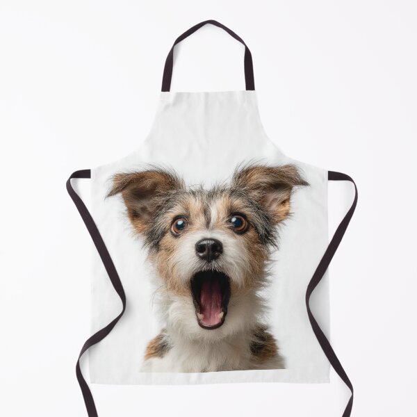 Item preview, Shocked Terrier Dog | Funny Pet Expression Art designed and sold by casualnature.