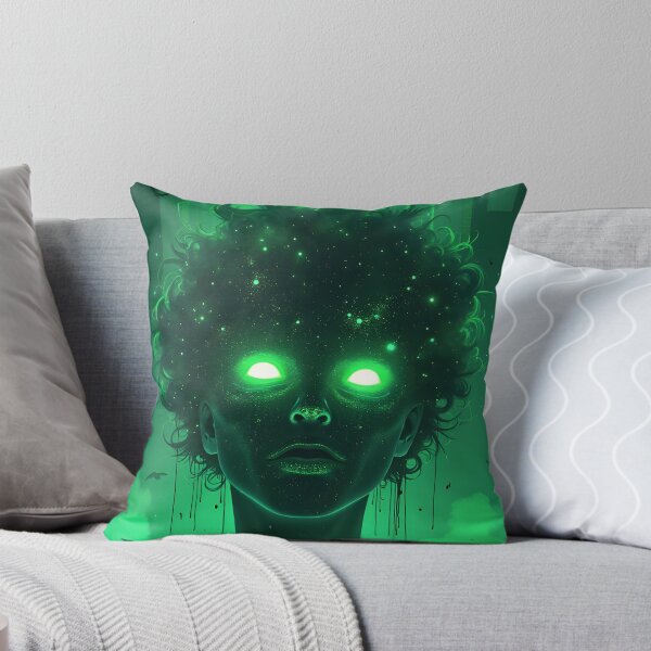Item preview, Gothic K-Pop Idol Horror Double Exposure Artwork (Green) designed and sold by MimeNocturne.
