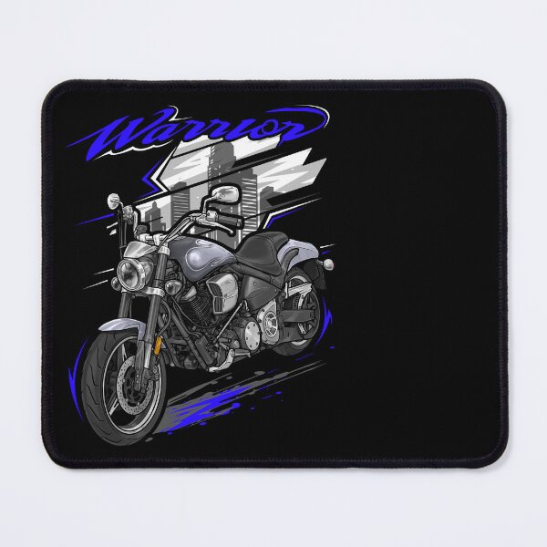 Item preview, Yamaha Road Star Warrior 2004 (Cerulean Silver & Flames) for Motorcycle Riders designed and sold by MotoApparelHub.