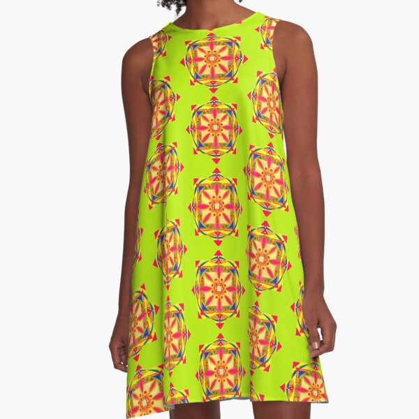 Mandala Kundalini Vestido acampanado