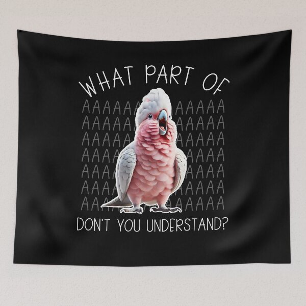 Item preview, Funny Cockatoo Galah Parrot Birb Meme designed and sold by Kimberley King Art  King Art.
