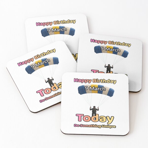 Item preview, Birthday Parachutist 9 March designed and sold by ariksworld.