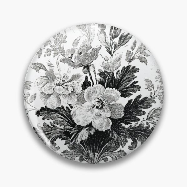 Item preview, Decoupage Vintage Flower Monochrome Damask 1900 Victorian designed and sold by GrinGalore.