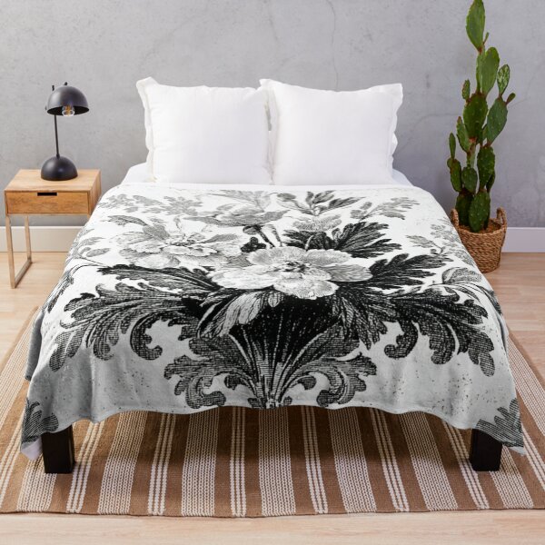 Item preview, Decoupage Vintage Flower Monochrome Damask 1900 Victorian designed and sold by GrinGalore.