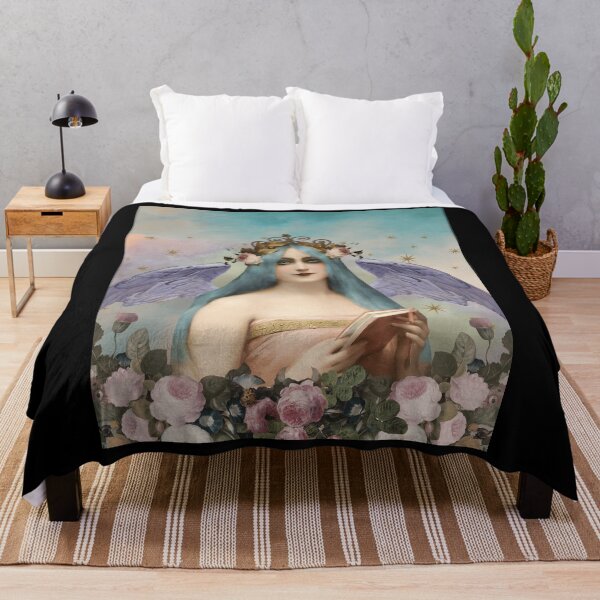 Item preview, Gothic Angel In Lavender And Aqua Graphic designed and sold by knpbkarpmvt94.