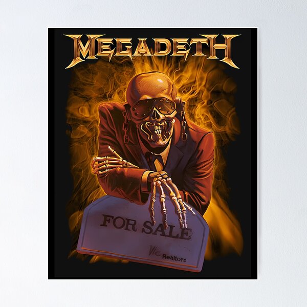 Item preview, Mega Death For Sale Best Logo designed and sold by GiovanWeijland.