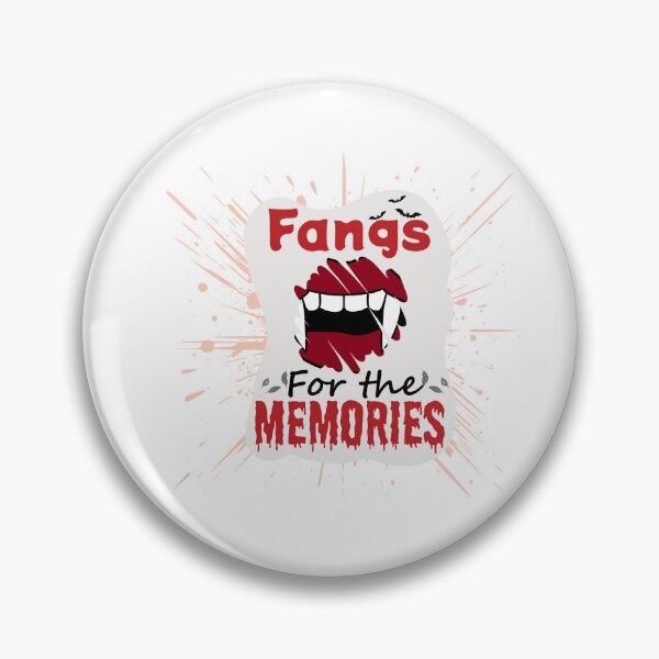 Item preview, Fangs for the Memories Funny Vampire Humor  designed and sold by Stylecart.