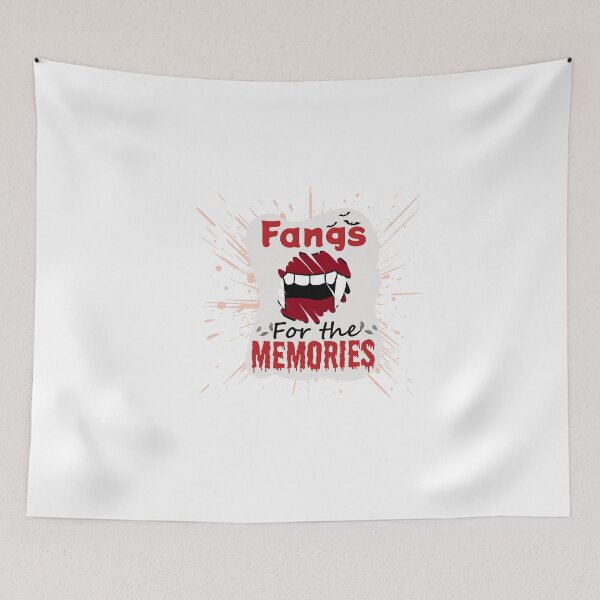 Item preview, Fangs for the Memories Funny Vampire Humor  designed and sold by Stylecart.