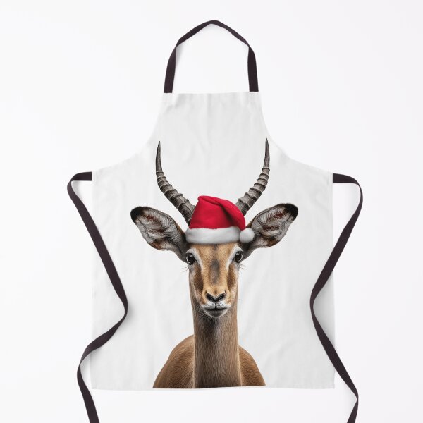 Item preview, Impala with Christmas Hat – Festive Impala Xmas Design designed and sold by LazyOwlStore.