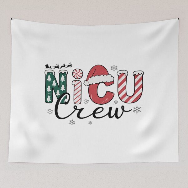 Item preview, Christmas Nicu Nurse Crew Santa Hat Nursing Xmas designed and sold by JonBarnes22.