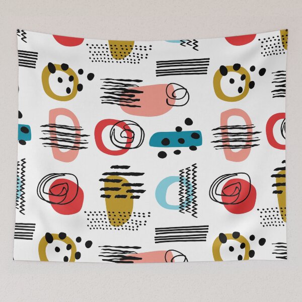 Item preview, Playful abstract pattern designed and sold by SweetberryHouse.