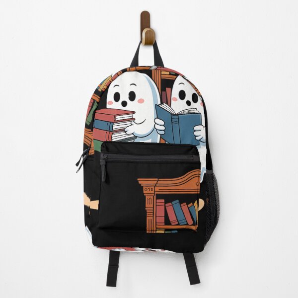 Item preview, Ghost Reading Books Teacher Halloween Librarian designed and sold by CookWorldLaughs.